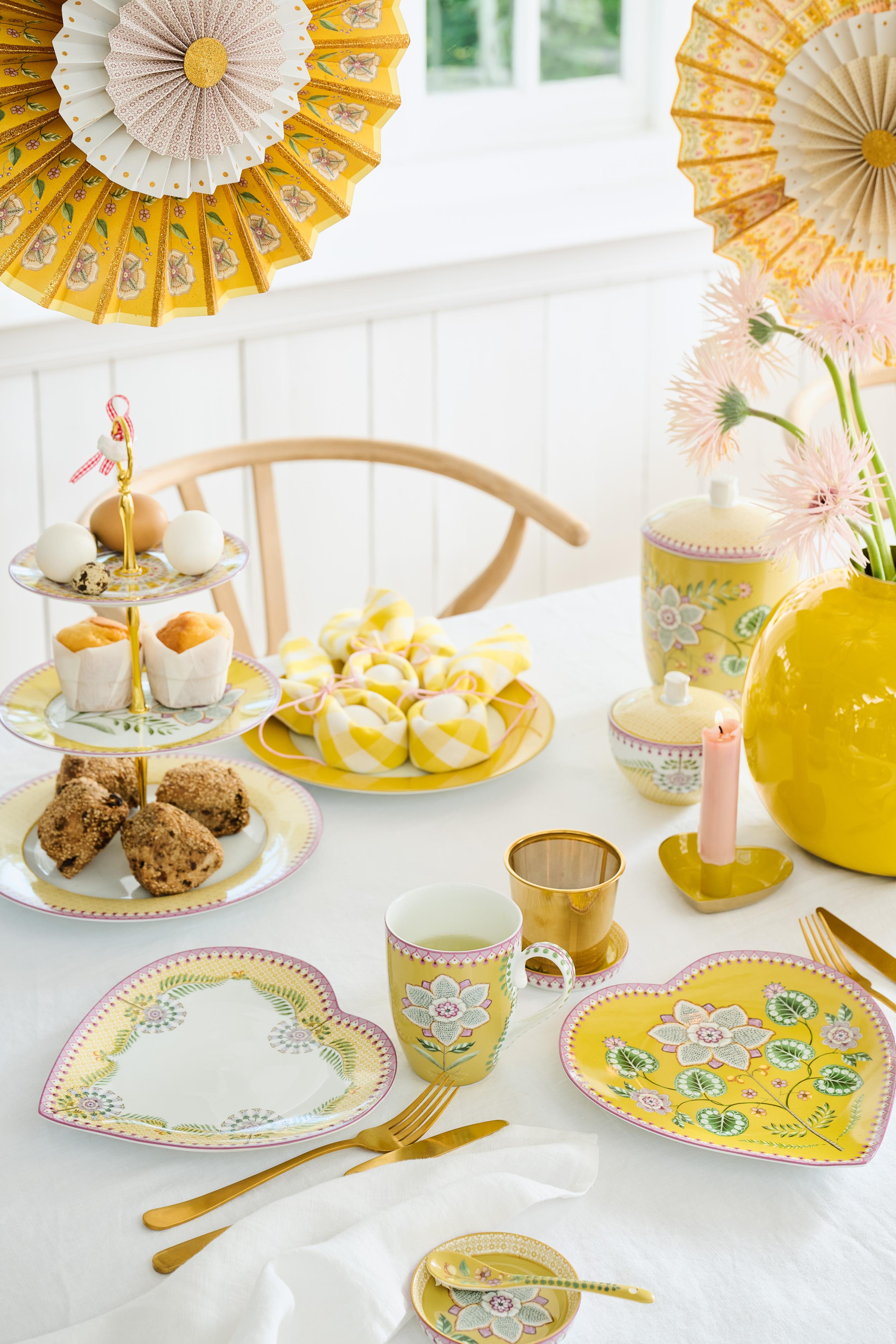 Pip Studio Lily&Lotus SS2026 Tableware Yellow 04